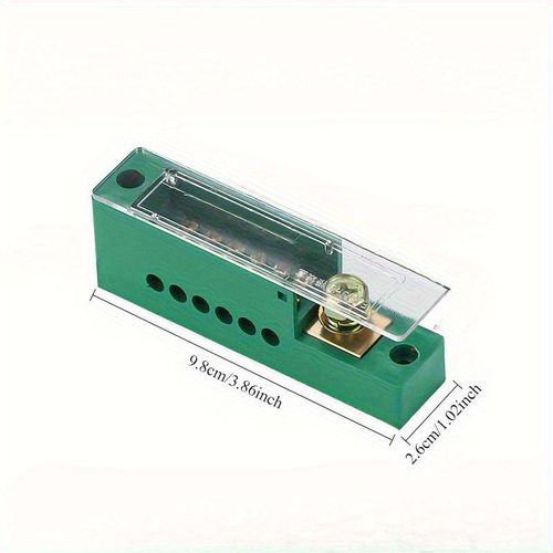 product_image_name-Generic-2-inch x 8-outlet junction box - Heavy-duty ABS plastic junction terminal with transparent insulation, corrosion resistant and high current capacity.-5
