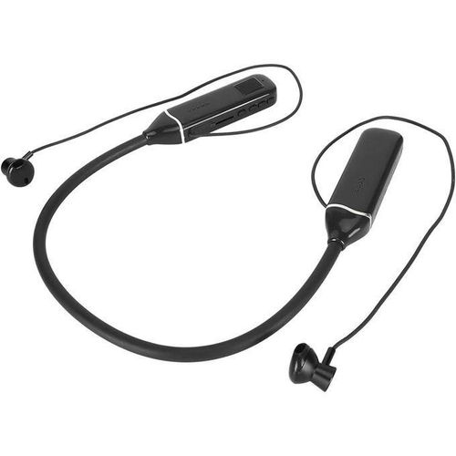 Generic Wireless Stereo Bluetooth Neckband Earphones With LED Battery Display - Black - image 4