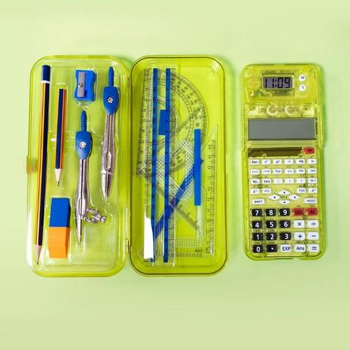 product_image_name-Kkm Calculator-2 In 1 Students Scientific Calculator With Mathematical Set-Multi. -1
