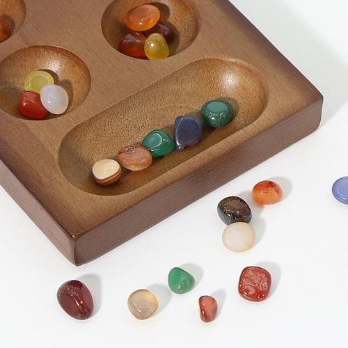 Generic Mancala Board Game, Portable Strategy Game, Mancala Strategy Board Game, Educational Toy - image 8
