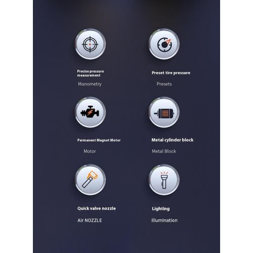 product_image_name-Generic-Portable 12V electric car air pump for tire inflator, suitable for inflating car tires and other materials-6