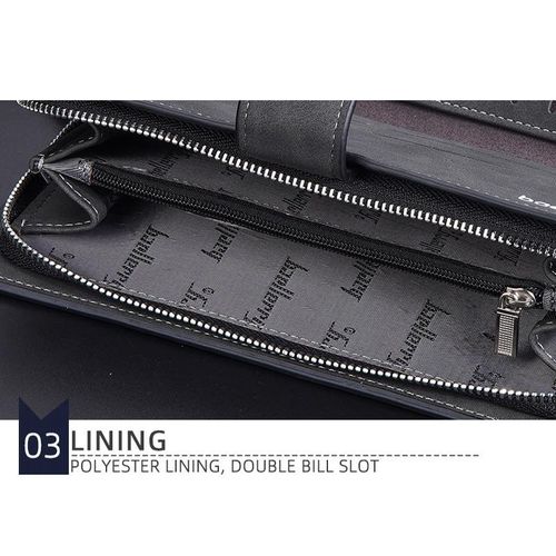 product_image_name-Fashion-Matte Leather Multi-card Slot Men Clutch Bag Zip Buckle Vintage Wallet-7