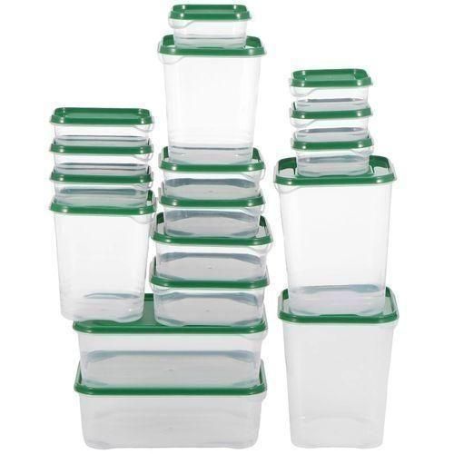 product_image_name-Generic-Green 17PCS Plastic Storage Box for Household Food and Fruit Packaging-2