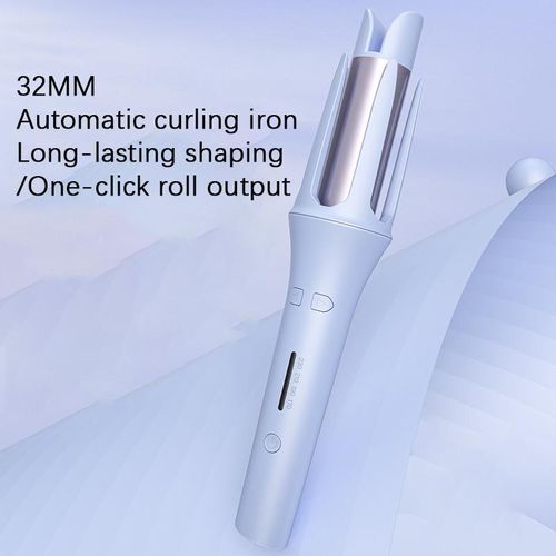 product_image_name-MATIHO-Automatic Rotating Hair Curler,4 Temp & 3 Timer, Anti-Scald, Auto Shut-Off, Fast Heating – Salon Quality Curling Wand For Women, Home & Travel Styling-2