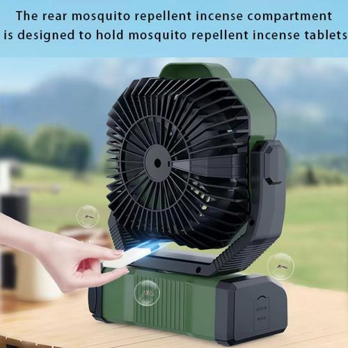 product_image_name-Generic-Portable USB Rechargeable High-power Fan For Outdoor Camping - 30000mah-7