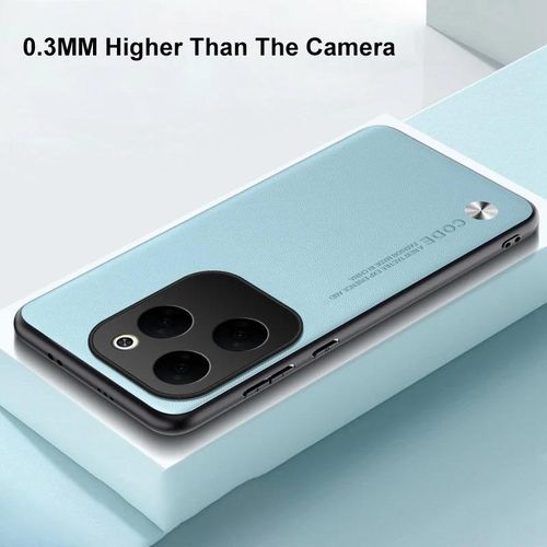 product_image_name-Generic-Luxury PU Leather Case For Infinix Hot 40 Pro Back Cover Matte Silicone Full Protection Phone Case For Infinix Hot 40 Pro-5
