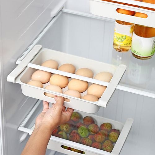 Generic Refrigerator Drawing Egg Fruit Vegetable Storage Box(26x18x5cm)