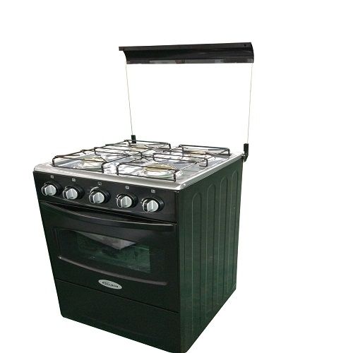 product_image_name-Delron-DGC-005G Gas Cooker & Oven - 4 Burner Black-1