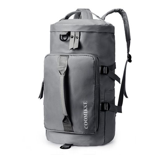 product_image_name-Fashion-Multifunctional Travel Backpack Large Capacity Portable Drum Bag Sports Bag(Grey)-1