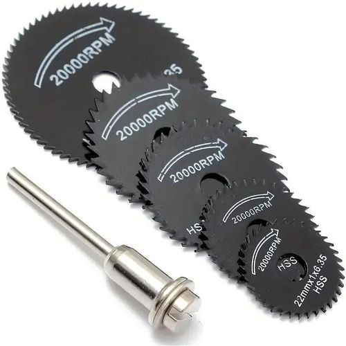 Generic 6-Piece Mini Saw Blade Set - Wood, Plastic & Metal - image 4