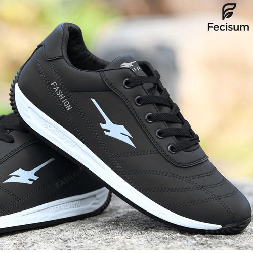 product_image_name-Fashion-Fecisum 2025 Mens fashionable casual shoes Running Sneakers-Black-1