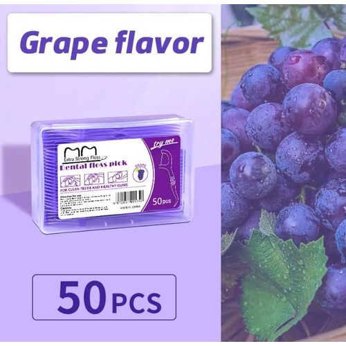 Try Me 50Piece Fruit-Flavored Dental Floss Picks - Multi Flavoured - image 2