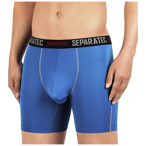 Separatec Men's Quick Dry Sport Performance Dual Pouch Boxer Long Leg  Underwear