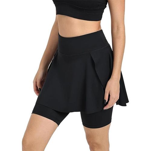 product_image_name-Fashion-Ladies Casual Sports Shorts Culotte Pants Pants Joggers Exercise Fitness- Black-6