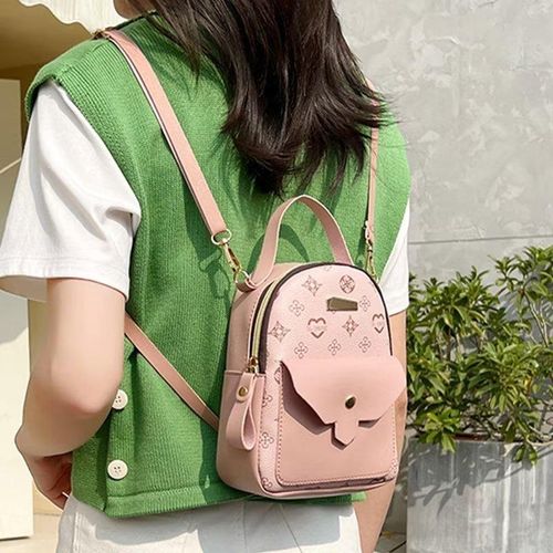 Fashion Ladies Backpack Bag Small Cute Leather Bags For Girls Cat