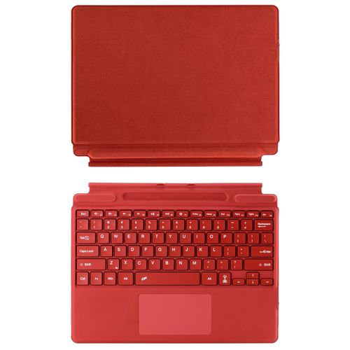 product_image_name-Generic-For Microsoft Surface Pro 10 / Pro 9 Wireless Bluetooth Keyboard Leather Case(Wine Red)-5