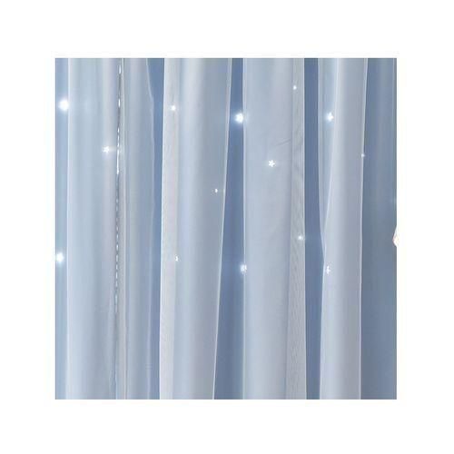 product_image_name-Generic-High Blackout Curtain in Velcro Fabric, Hollow, Nordic Style 100*210CM-8