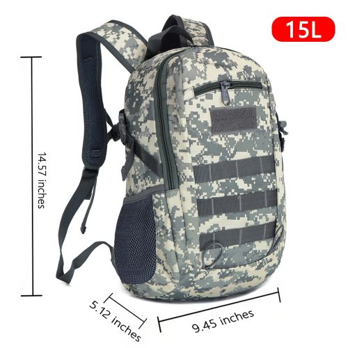 Shop Generic Outdoor Tactical Backpack Military Rucksacks Men 15L 20L  Waterproof Sport Travel Backpacks Camping Mochila Fishing Hunting Bags  Online