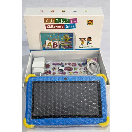 product_image_name-Generic-Blue Kids Tablet PC – Educational Android Tablet with Protective Case for Children-1
