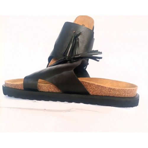 product_image_name-Sol Amor-KinFit Birk Leather Slippers - Black-3