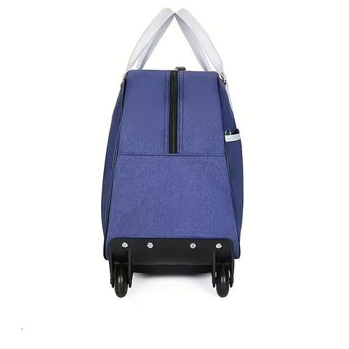 product_image_name-Fashion-Large Capacity Trolley Bag with Wheels - Blue (53*23*36cm)-2