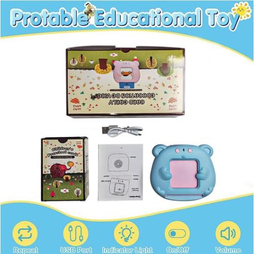 product_image_name-Generic-Card Machine with 255 learnning card（510 English Word） For Children's Early Education Educational Card Machine For Children Aged 0 To 8 Years Old English Enlightenment Card Machine Early Education Card Machine -8