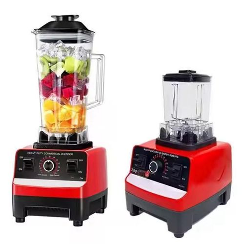 product_image_name-SilverCrest-2.5L 5500W High Speed Dual Cup Large Capacity Blender- Red/Black-1