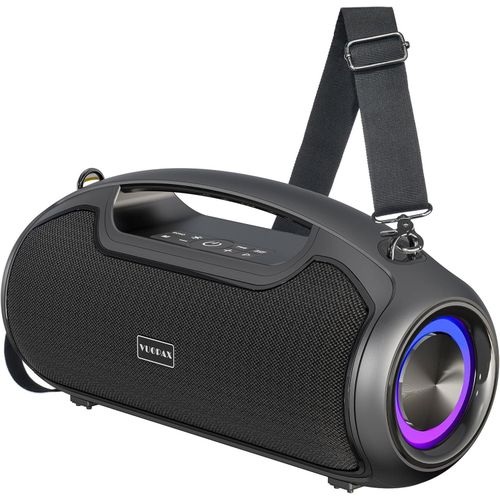 product_image_name-Universal-200W Peak Loud Sound/Deep Bass Portable Bluetooth Speaker for Party, IP65 Waterproof Outdoor Speaker w/ 2*Subwoofer/2*Tweeter/DSP/Bass Boost/TWS/TF/USB/AUX, 24H Playtime-1