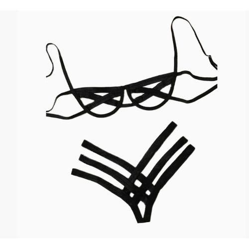 product_image_name-MIDNIGHT'S BOMB-European And American Strap Splicing Sexy Bikini-2