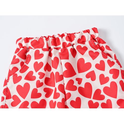 product_image_name-Jo-Girls' shorts, ages 2-13 years, with pockets, white base with heart design-3