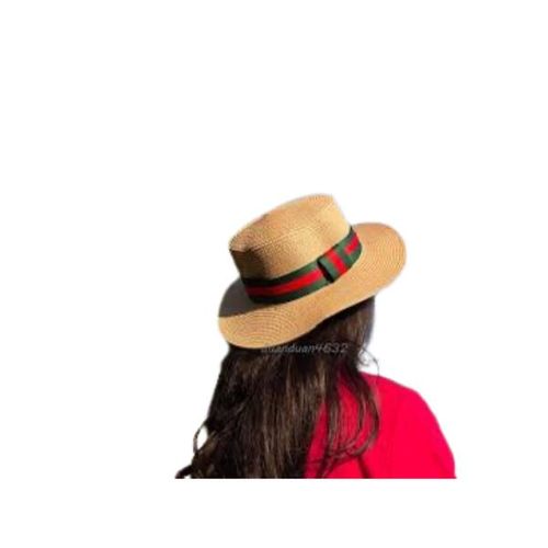 product_image_name-White Label-Boater Summer Hat - Beige-1