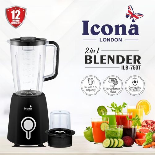 product_image_name-Icona London-ILB-750T 2 IN 1 Precision Blender 1.5L 240V-50hz - 300W - Black-1