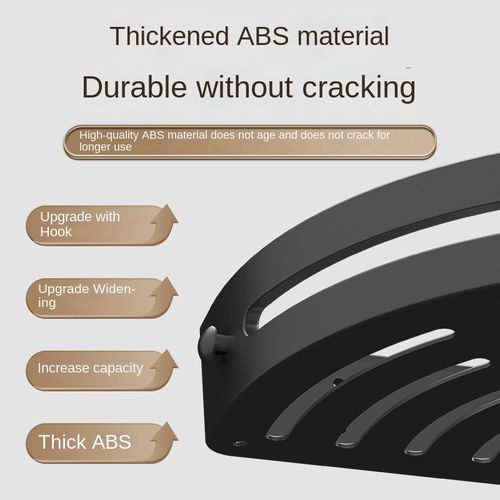 product_image_name-Generic-Wall Corner Bathroom Shelf - Grey-5