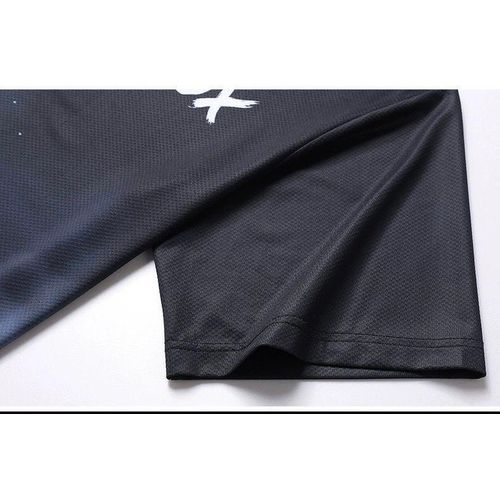 product_image_name-Generic- Men's Summer Ice Silk Short Sleeve T-Shirt-Black-5