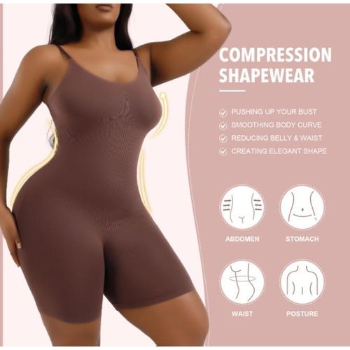 product_image_name-AD-Sexy Body Shaper Suit For Woman - Brown -1