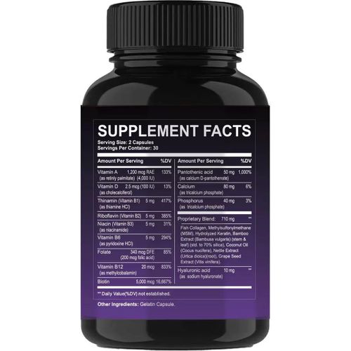 product_image_name-Generic-Biotin Collagen & Keratin – Beauty Complex 25,000mcg – 60 Capsules-2