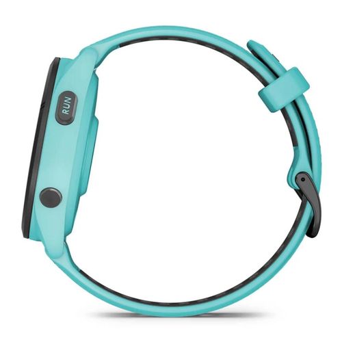 Garmin  Forerunner 265  Black Bezel with Aqua Case and Aqua/Black Silicone Band - image 8