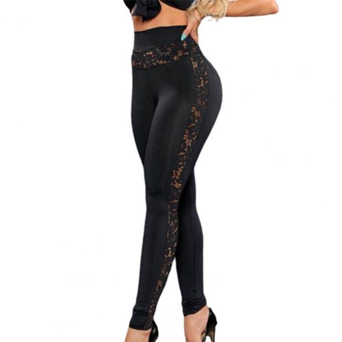 Shop Generic Plus Size Trendy Full Length Yoga Leggings Lightweight Women  Pants Lace for Online