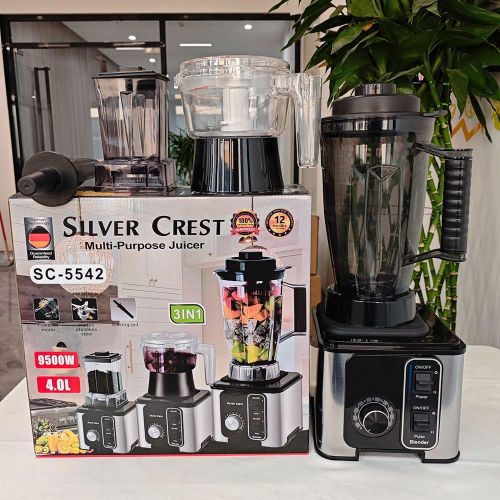 product_image_name-SILVER CREST-3-in-1 Multi-Purpose Juicer & Grinder - Large 4L Capacity, Stainless Steel Blades-1