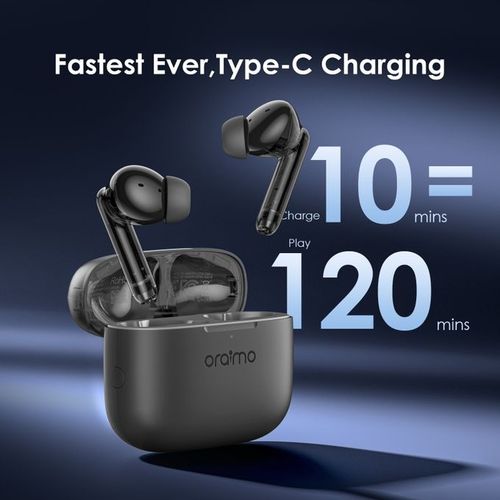 Oraimo FreePods Lite ENC True Wireless Earbuds - Black