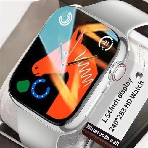 product_image_name-Generic-Full Touch Screen Smart Bluetooth Call Smartwatch - For Android and iOS - White-1