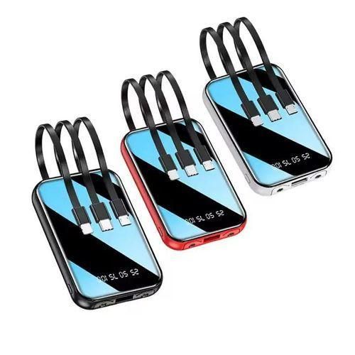 product_image_name-White Label-Portable 20,000 mAh Powerbank With Inbuilt Multi Charging Cables - Black-2