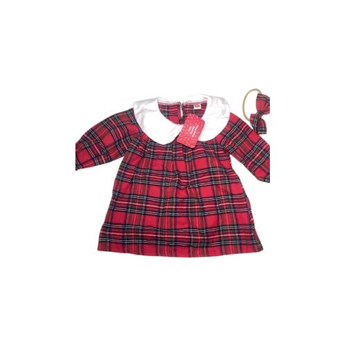 product_image_name-Fashion-Red Plaid Baby Dress with White Collar-2