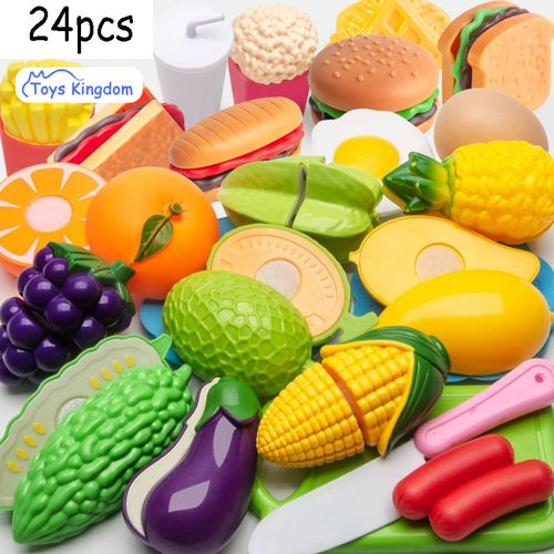 product_image_name-Generic-Cutting Play Food Set for Kids' Kitchen Toys(40PCS)-2