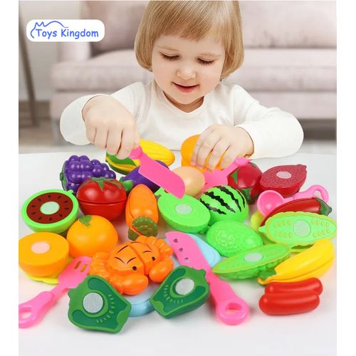 product_image_name-Generic-Cutting Play Food Set for Kids' Kitchen Toys(40PCS)-4
