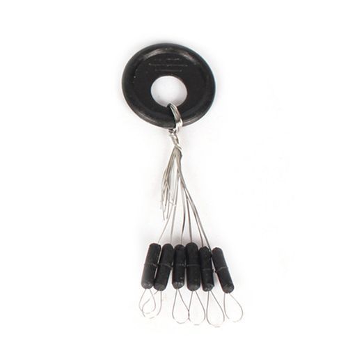 Shop Generic 10pcs Fishing Stoppers Black Rubber Stopper Fishing Space  Online