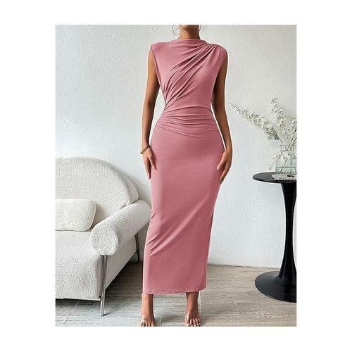 product_image_name-Fashion-Fashionable women's sexes fitting dress back slit knitted long skirt Evening Dresses Party Dresses-2