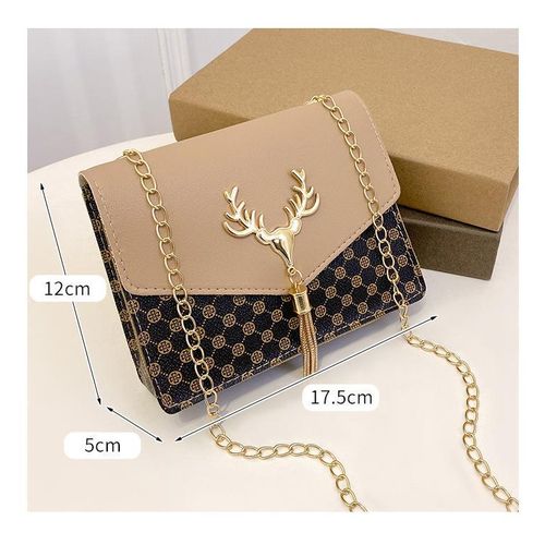 Fashion Women's Chain Clutch Bag, Elegant Evening Handbag with Decorative Pattern - image 2