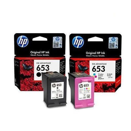 Hp Combo Value-Pack 653 (Black & Tri-Colour) Original FINE Ink Cartridge