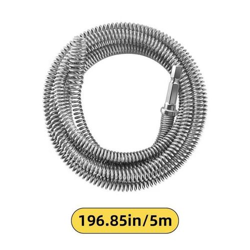 product_image_name-Generic-5m/196.85inch Electric Drain Cleaner - 1pc Pipe Cleaning Spring Sewer Toilet Floor Drain Cleaner with Integrated Head-6